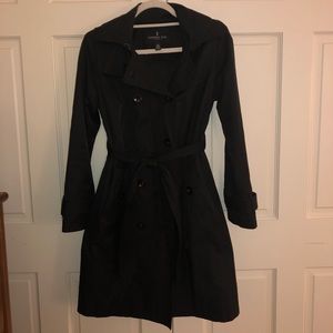 London Fog Black Trench Coat